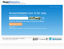 Tablet Screenshot of bluepostdigital.com